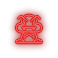 Charger l'image dans la galerie, red video game goomba led neon factory
