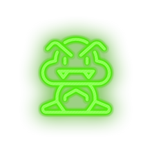 Charger l'image dans la galerie, green video game goomba led neon factory