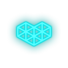 Charger l'image dans la galerie, video game logo heart Neon led factory