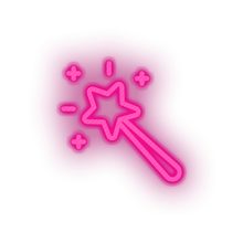 Charger l'image dans la galerie, pink video game magic wand led neon factory