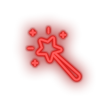 Charger l'image dans la galerie, red video game magic wand led neon factory