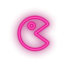 Charger l'image dans la galerie, pink video game pacman led neon factory