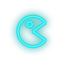 Charger l'image dans la galerie, ice_blue video game pacman led neon factory