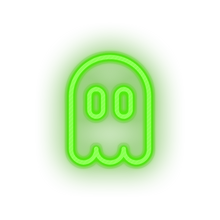 Charger l'image dans la galerie, green video game pacman enemy led neon factory
