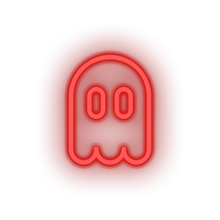 Charger l'image dans la galerie, red video game pacman enemy led neon factory