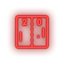 Charger l'image dans la galerie, red video game ping pong led neon factory