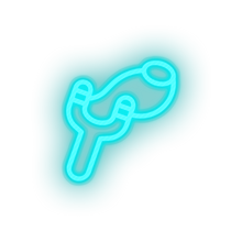 Charger l'image dans la galerie, ice_blue video game sling led neon factory