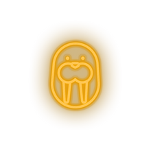 Charger l'image dans la galerie, warm_white walrus led animal carnivore cartoon fauna seal walrus zoo neon factory