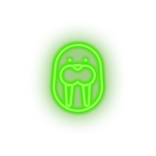 Charger l'image dans la galerie, green walrus neon lights
