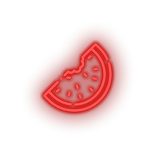 Charger l'image dans la galerie, red water_melon led beach fruit fruit slice holiday summer vacation watermelon neon factory