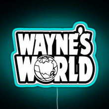 Charger l'image dans la galerie, Wayne s World RGB neon sign lightblue