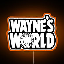 Charger l'image dans la galerie, Wayne s World RGB neon sign orange