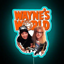 Charger l'image dans la galerie, Wayne s World RGB neon sign lightblue