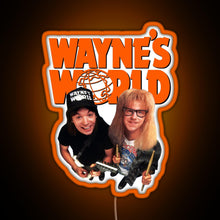 Charger l'image dans la galerie, Wayne s World RGB neon sign orange