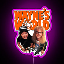Charger l'image dans la galerie, Wayne s World RGB neon sign  pink