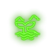 Charger l'image dans la galerie, whale Animal beach holiday summer tail vacation whale Neon led factory