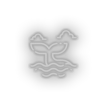 Charger l'image dans la galerie, white whale led animal beach holiday summer tail vacation whale neon factory