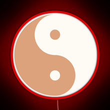 Charger l'image dans la galerie, Yin Yang Minimalist boho design RGB neon sign red