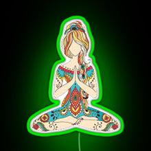 Charger l'image dans la galerie, Yoga Girl RGB neon sign green