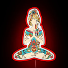 Charger l'image dans la galerie, Yoga Girl RGB neon sign red