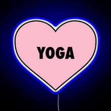 Charger l'image dans la galerie, Yoga Love RGB neon sign blue