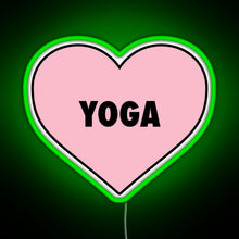 Charger l'image dans la galerie, Yoga Love RGB neon sign green