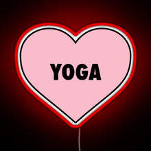 Charger l'image dans la galerie, Yoga Love RGB neon sign red
