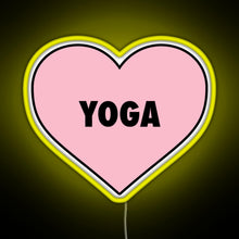 Charger l'image dans la galerie, Yoga Love RGB neon sign yellow