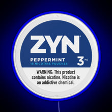 Charger l'image dans la galerie, Zyn Peppermint 3mg RGB neon sign blue