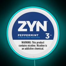 Charger l'image dans la galerie, Zyn Peppermint 3mg RGB neon sign lightblue