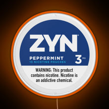 Charger l'image dans la galerie, Zyn Peppermint 3mg RGB neon sign orange