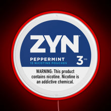 Charger l'image dans la galerie, Zyn Peppermint 3mg RGB neon sign red