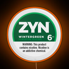 Charger l'image dans la galerie, Zyn Wintergreen 6mg RGB neon sign orange