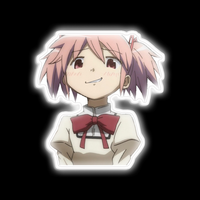 Madoka Smug signe néon USD165