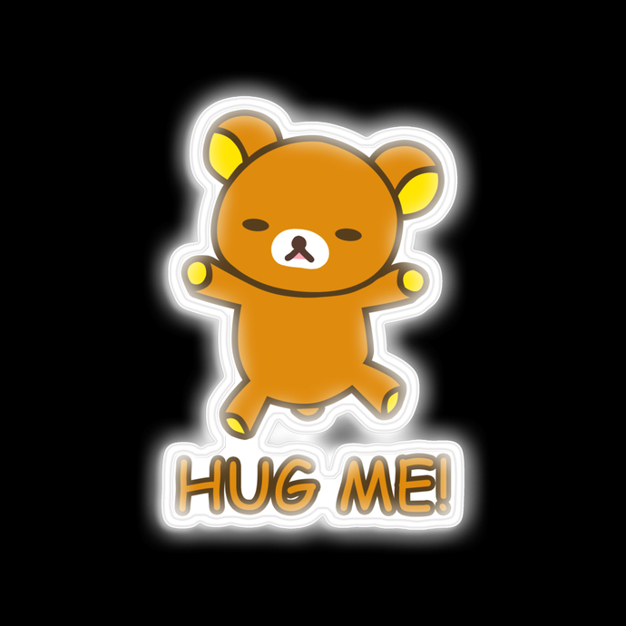 San-x HUG ME ! Signe du néon Rilakkuma USD165