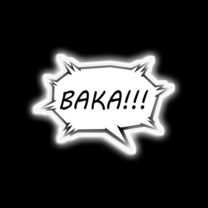 Japonais Anime Baka SpeeckBubble Style 3 Neon Signe USD165