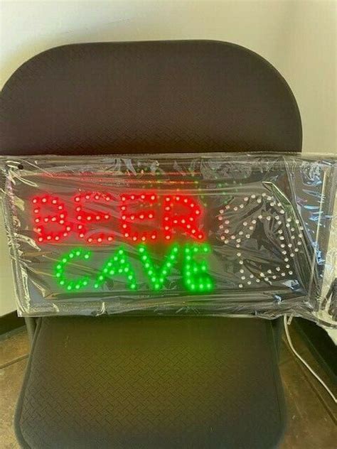 Signe de la grotte de bière LED