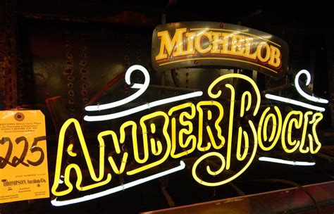 Enseigne au néon Michelob Amber Bock