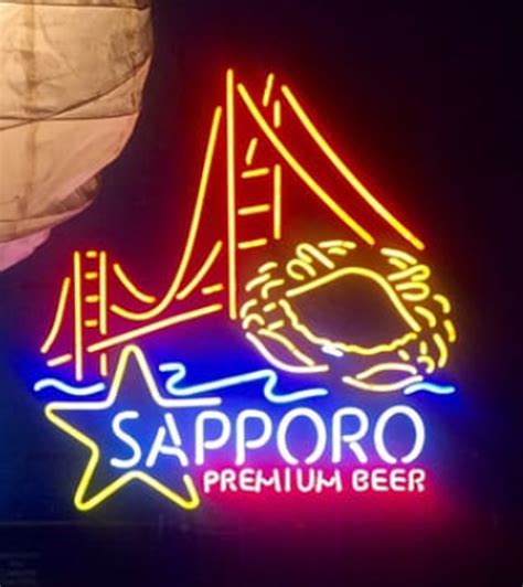 Signe de néon sapporo