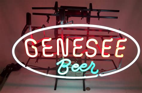 Signe de néon de bière Genesee