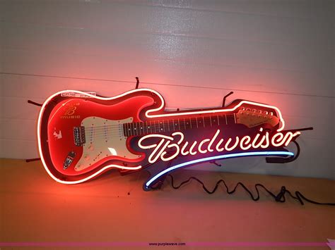 Signe de guitare budweiser