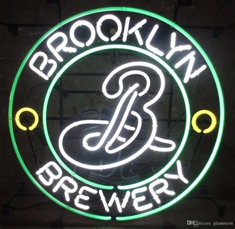 Enseigne au néon de bière Brooklyn