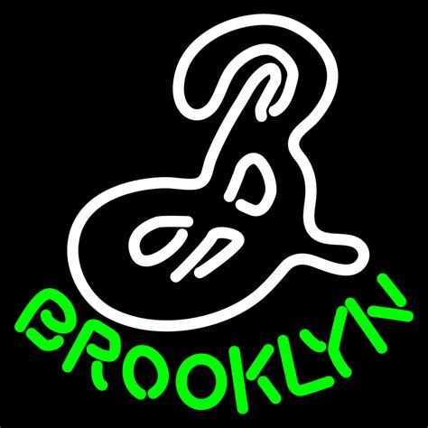 Signe de néon de la brasserie de Brooklyn