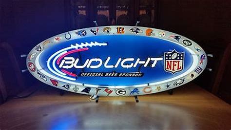 Bud Light NFL Neon signe toutes les équipes