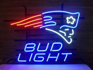 Signe de néon de Bud Light Patriots