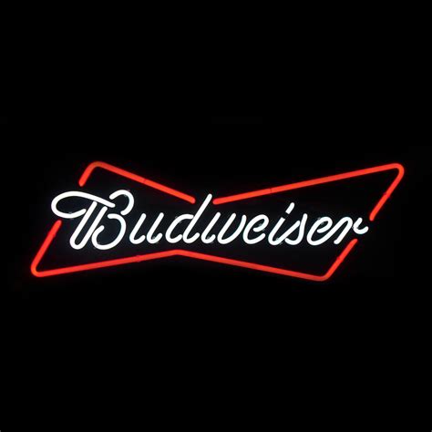 Signe de néon Budweiser Bowtie