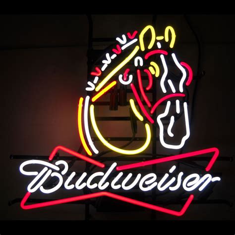 Signe de néon budweiser