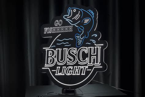 Busch Light Go Fish Neon Sign