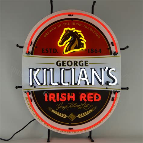 Enseigne au néon rouge de Killian