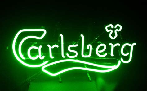 Enseigne néon de Carlsberg